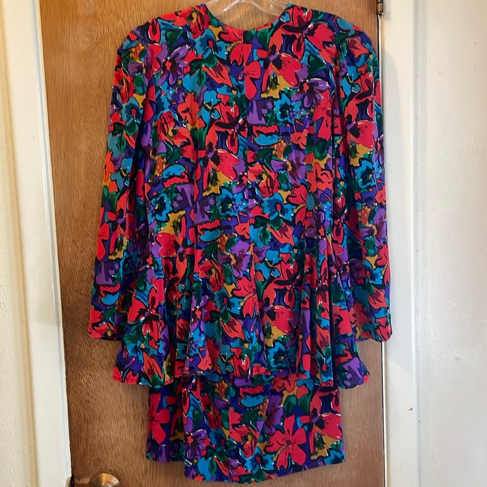 Nipon Boutique 2 Pc Set 100% Silk Fall Fabulous Sz 6 US